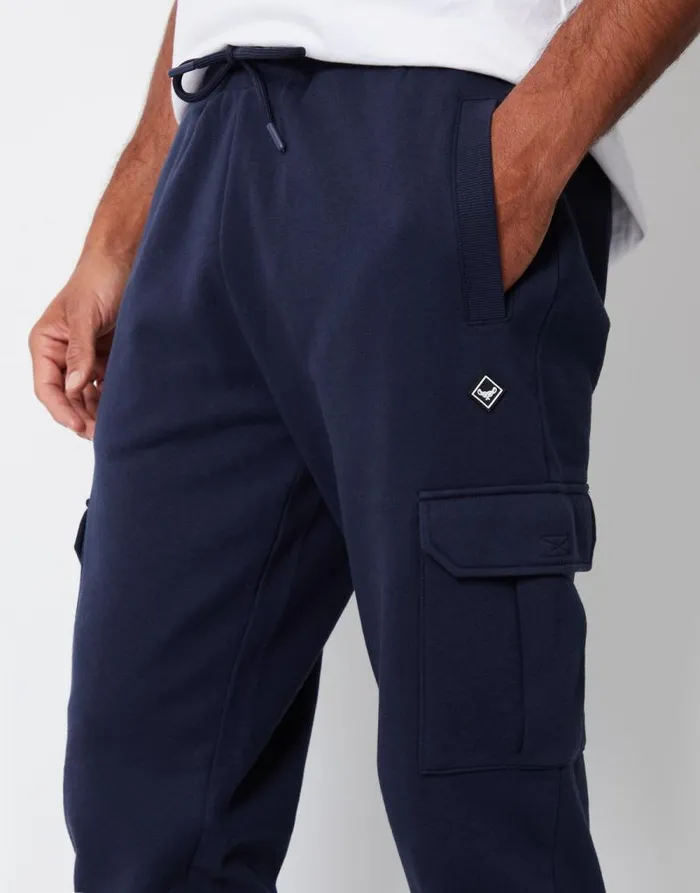 Men Navy Cargo Style Joggers Threadbare Joggers Men Navy Cargo Style Joggers Threadbare Joggers