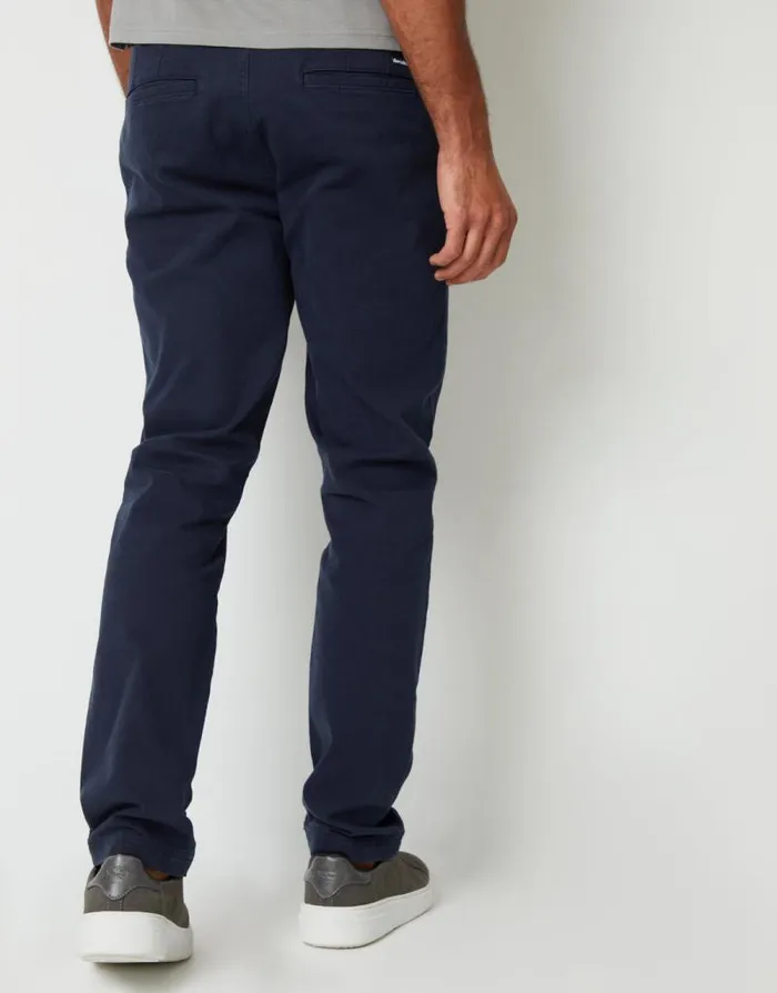 Men Navy Slim Fit Stretch Canvas Trousers Threadbare Chinos Men Navy Slim Fit Stretch Canvas Trousers Threadbare Chinos