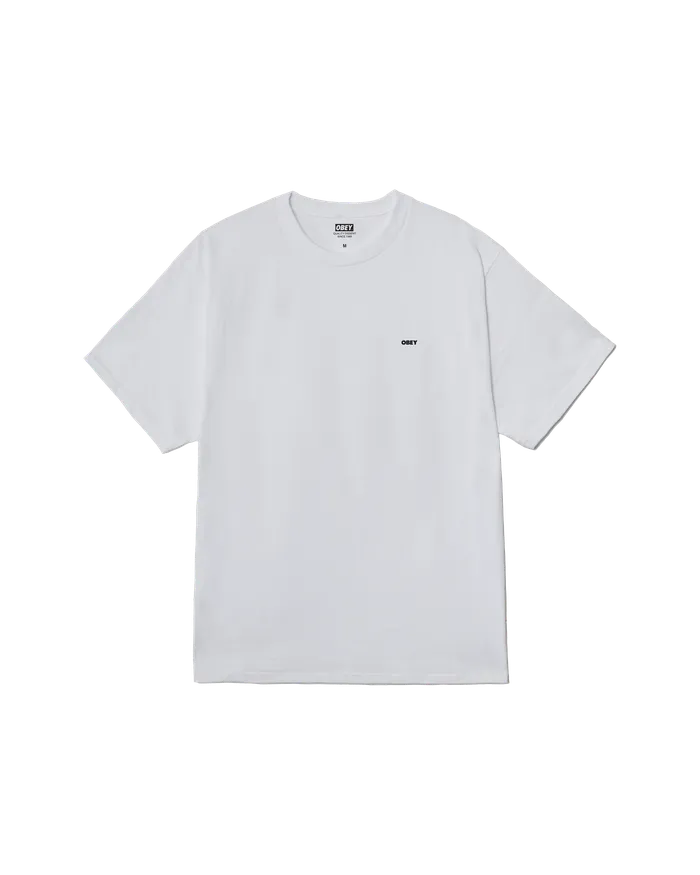 Men OBEY Clothing CLASS DROPOUT CLASSIC TSHIRT White TSHIRTS