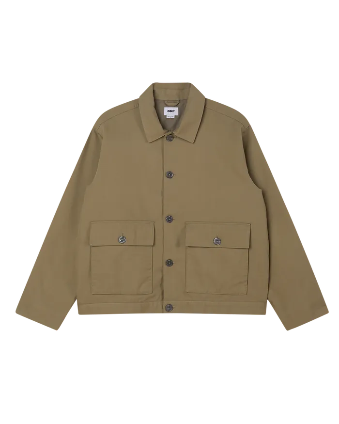 Men OBEY Clothing OLIVER SHIRT JACKET Mermaid JACKETS