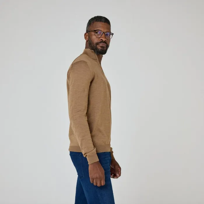 Men Oliver Sweeney Knitwear Curragh Camel