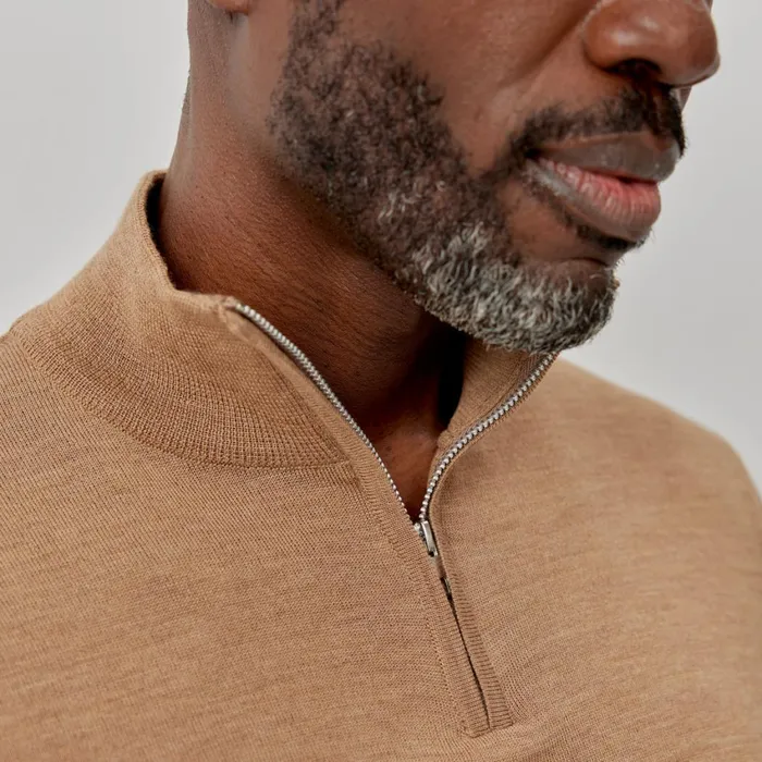 Men Oliver Sweeney Knitwear Curragh Camel