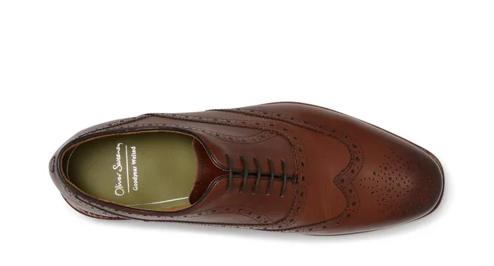 Men Oliver Sweeney Shoes Aldeburgh Dark Tan