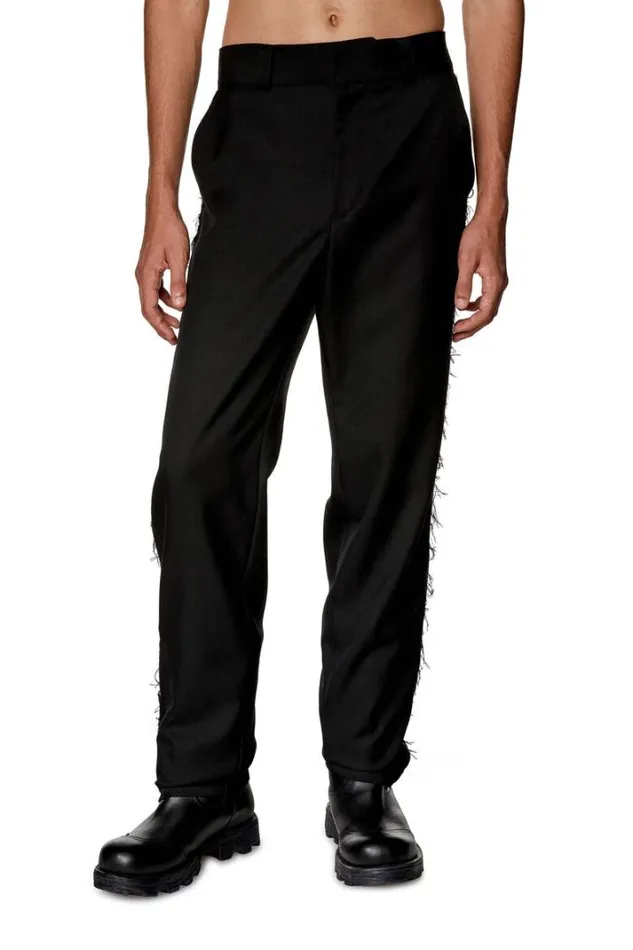 Men POakDnm Black Diesel Trousers And Shorts Men POakDnm Black Diesel Trousers And Shorts