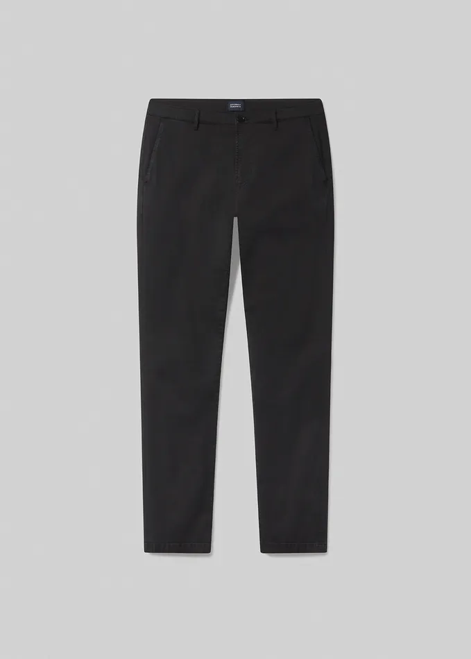Men Pants Citizens Of Humanity London Tapered Slim Italian Twill In Washed Black