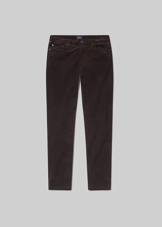 Men Pants Citizens Of Humanity London Tapered Slim Velvet In Barrister