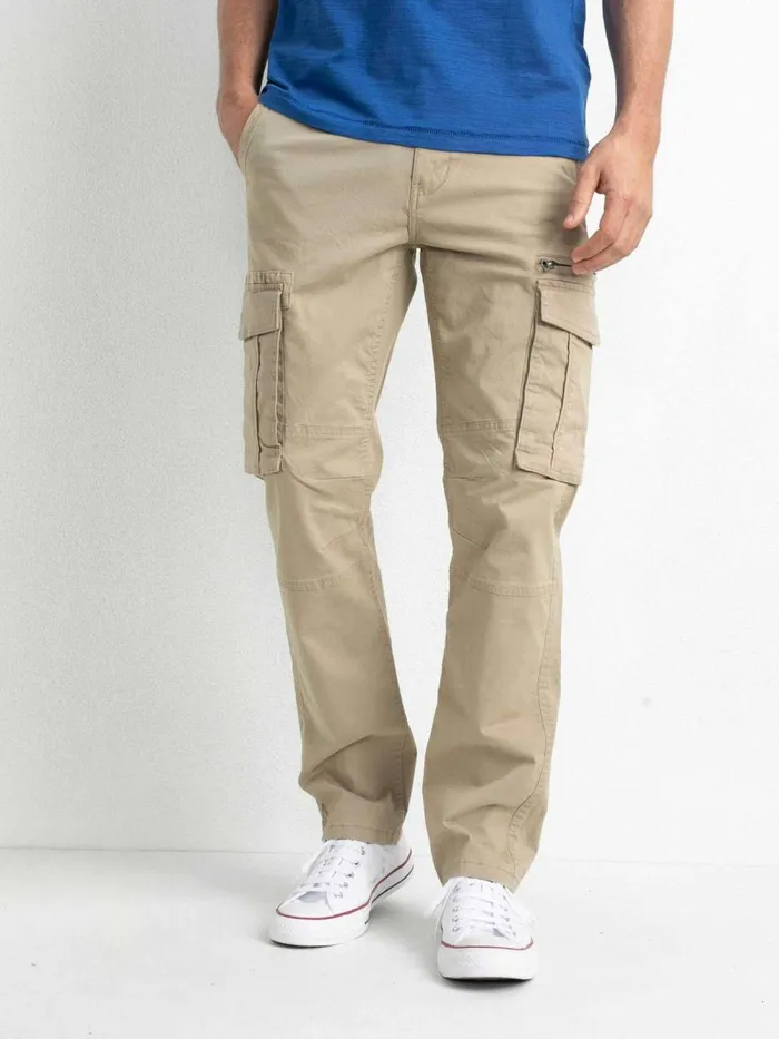 Men Pants Petrol Industries Cargo Trousers Wild Dessert