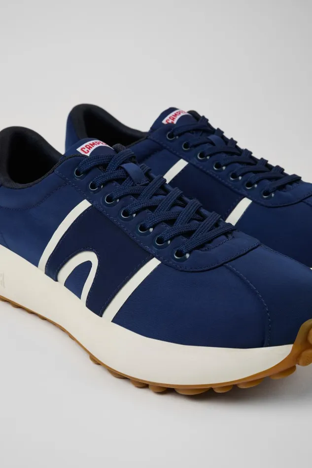 Men Pelotas Athens Blue Textile Sneaker Camper Non Leather Shoes