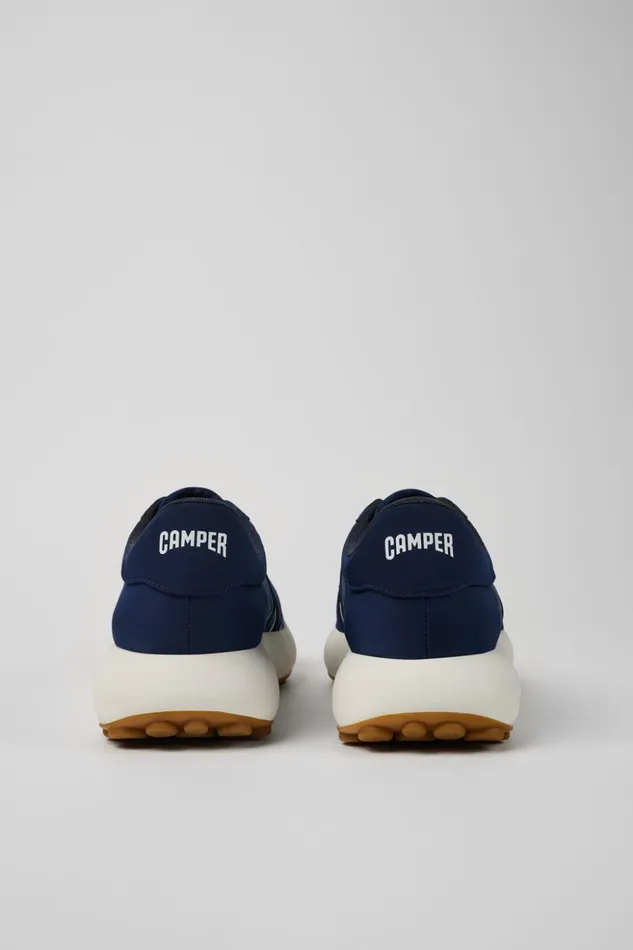 Men Pelotas Athens Blue Textile Sneaker Camper Non Leather Shoes Men Pelotas Athens Blue Textile Sneaker Camper Non Leather Shoes
