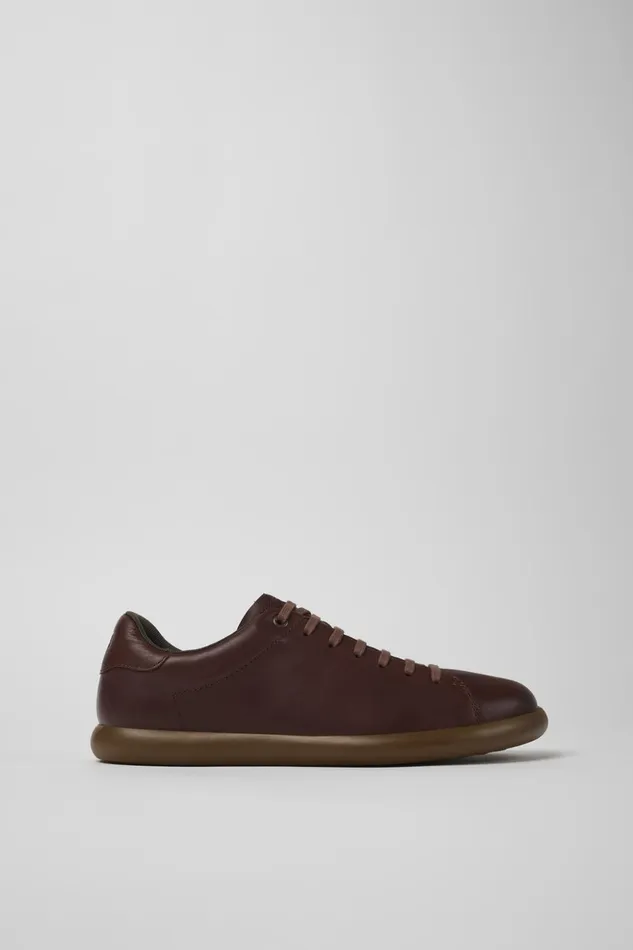 Men Pelotas Soller Brown Leather Sneakers Camper Sneakers Men Pelotas Soller Brown Leather Sneakers Camper Sneakers