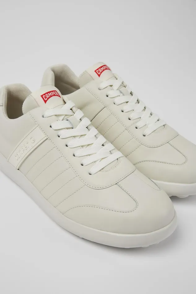 Men Pelotas XLite White Leather Sneakers Camper Sneakers