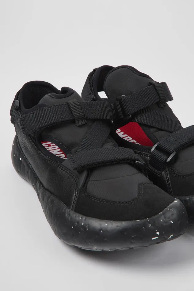 Men Peu Stadium Black Semiopen Sneakers Camper Sneakers