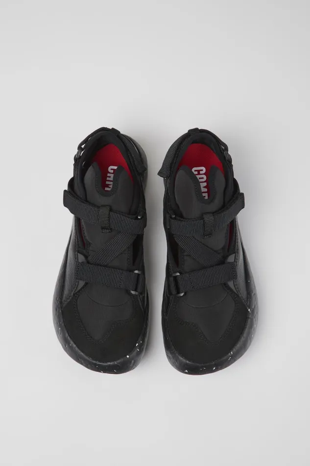 Men Peu Stadium Black Semiopen Sneakers Camper Sneakers