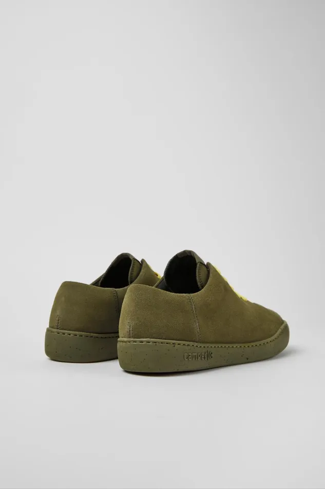 Men Peu Touring Green Nubuck Sneakers Camper Sneakers