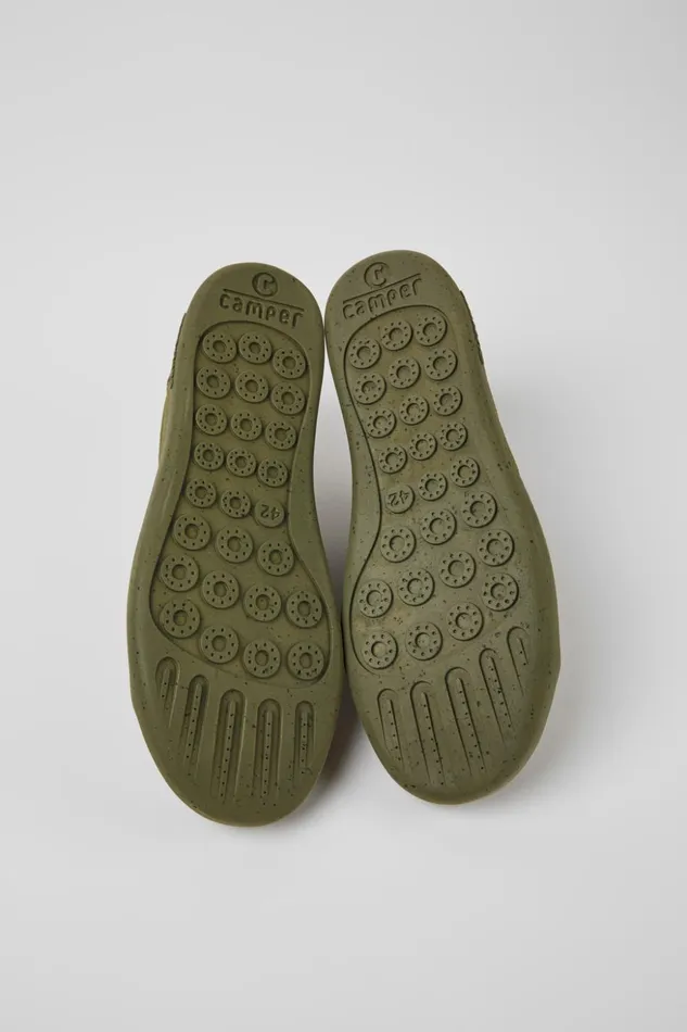 Men Peu Touring Green Nubuck Sneakers Camper Sneakers