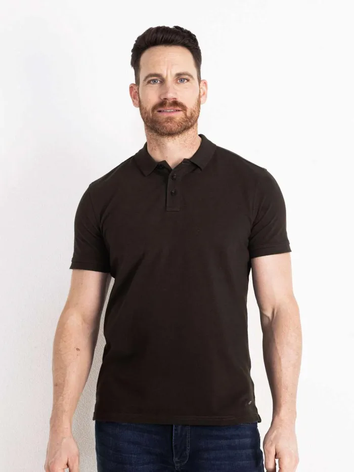 Men Polo Shirts Petrol Industries Essential Polo Forest