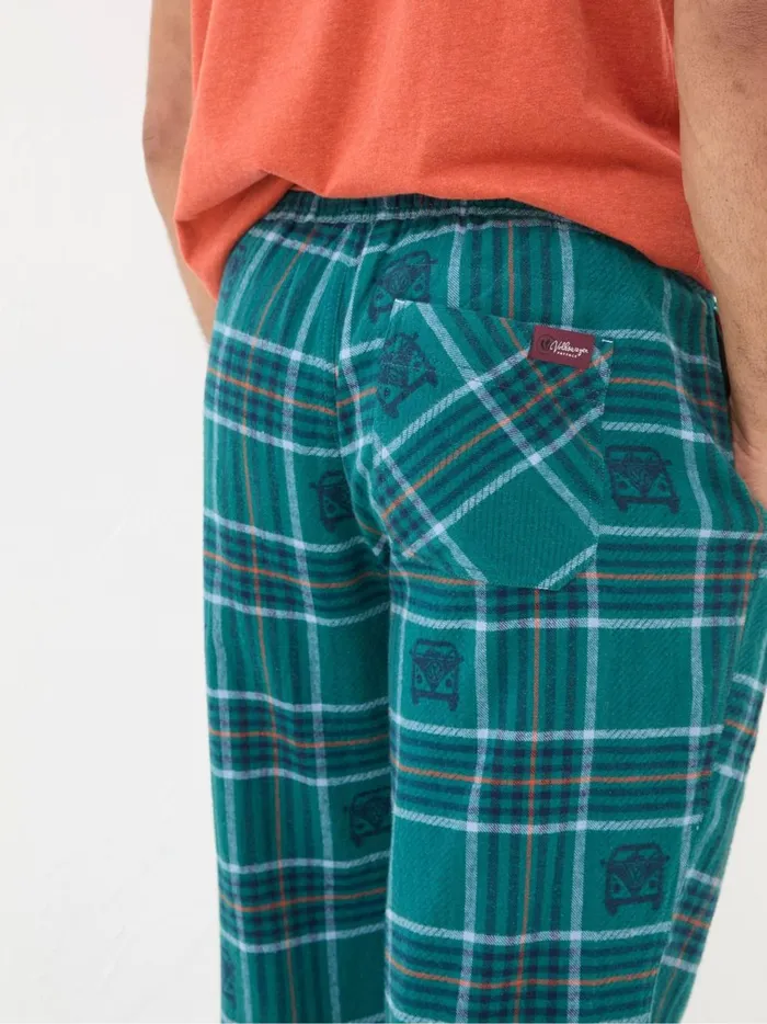 Men Pyjamas and Nightwear Fat Face Teal Blue Jacquard Pyjamas