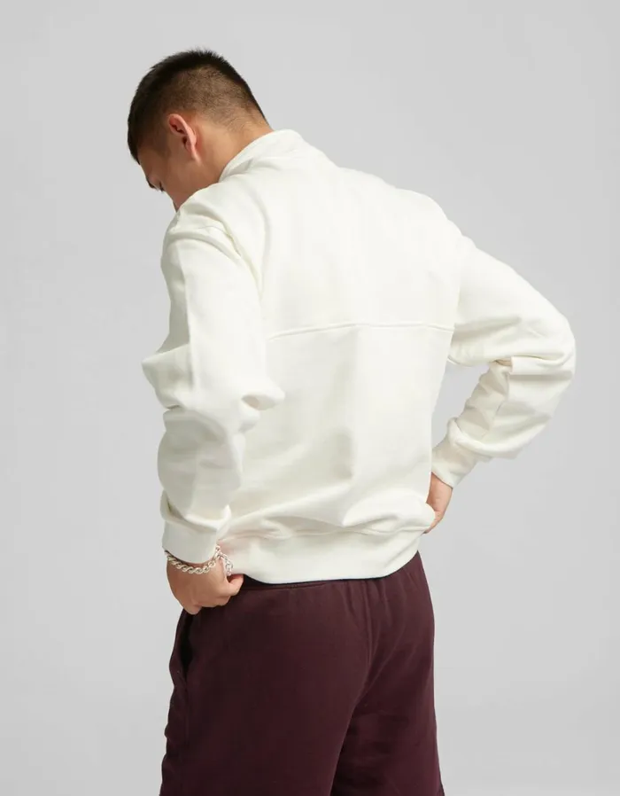 Men Quarter Zips Colorful Standard Organic Quarter Zip Raspberry Pink