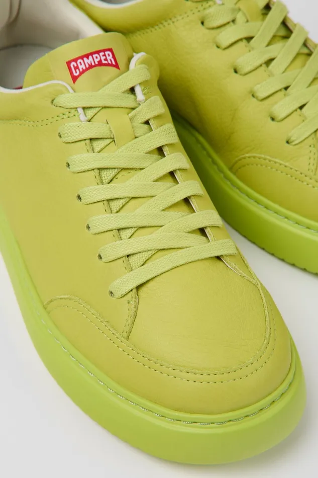 Men Runner K21 Green Leather Sneakers Camper Sneakers