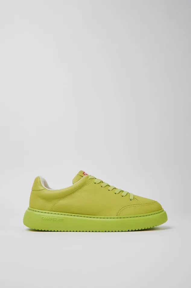 Men Runner K21 Green Leather Sneakers Camper Sneakers Men Runner K21 Green Leather Sneakers Camper Sneakers