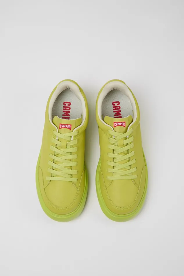 Men Runner K21 Green Leather Sneakers Camper Sneakers Men Runner K21 Green Leather Sneakers Camper Sneakers