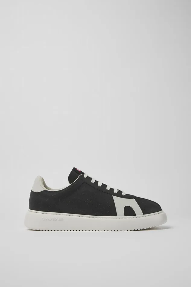 Men Runner K21 MIRUM Black And White Sneakers Camper Sneakers