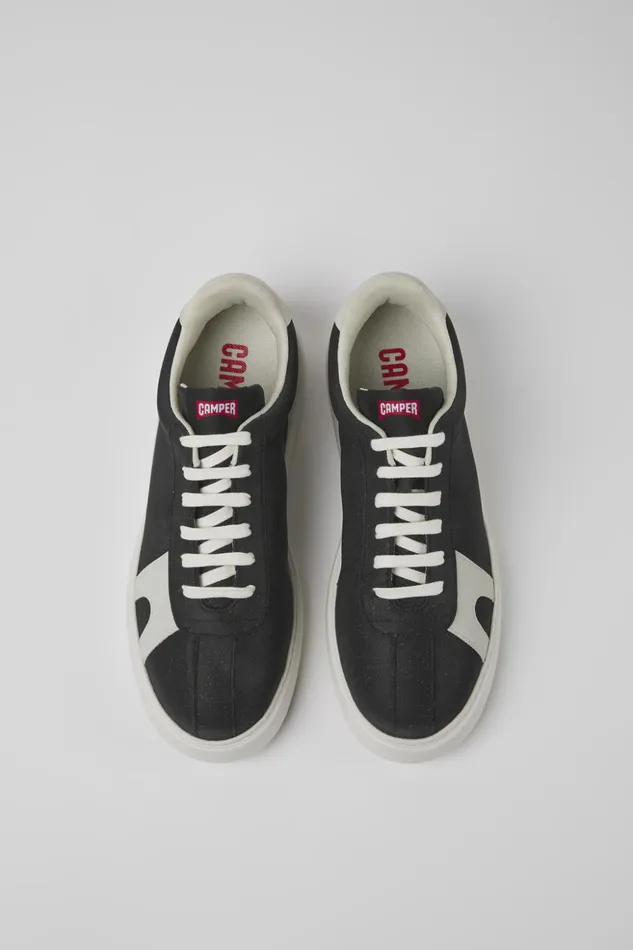 Men Runner K21 MIRUM Black And White Sneakers Camper Sneakers