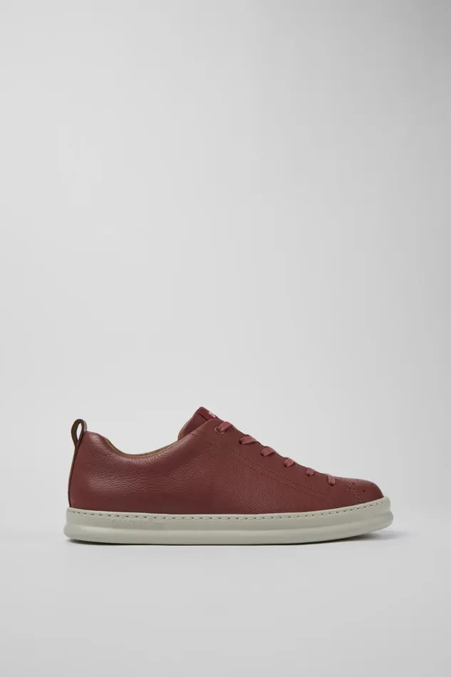 Men Runner Red Leather Sneaker Camper Sneakers Men Runner Red Leather Sneaker Camper Sneakers