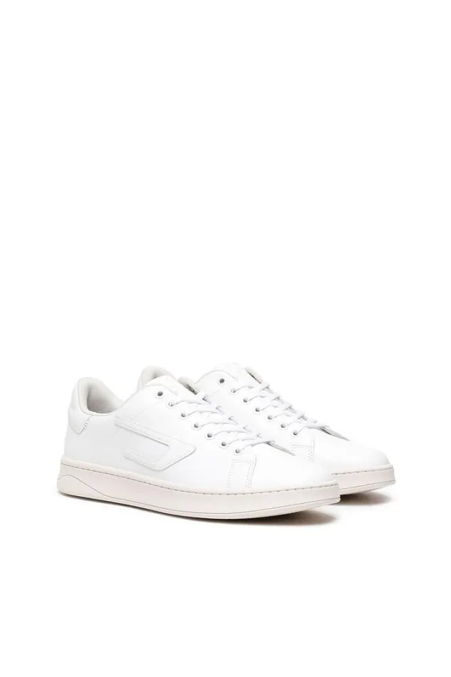 Men SAthene Low White Diesel Sneakers Men SAthene Low White Diesel Sneakers