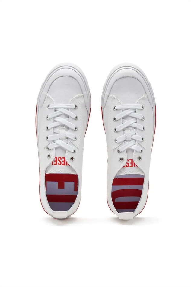 Men SAthos Low White Diesel Sneakers Men SAthos Low White Diesel Sneakers