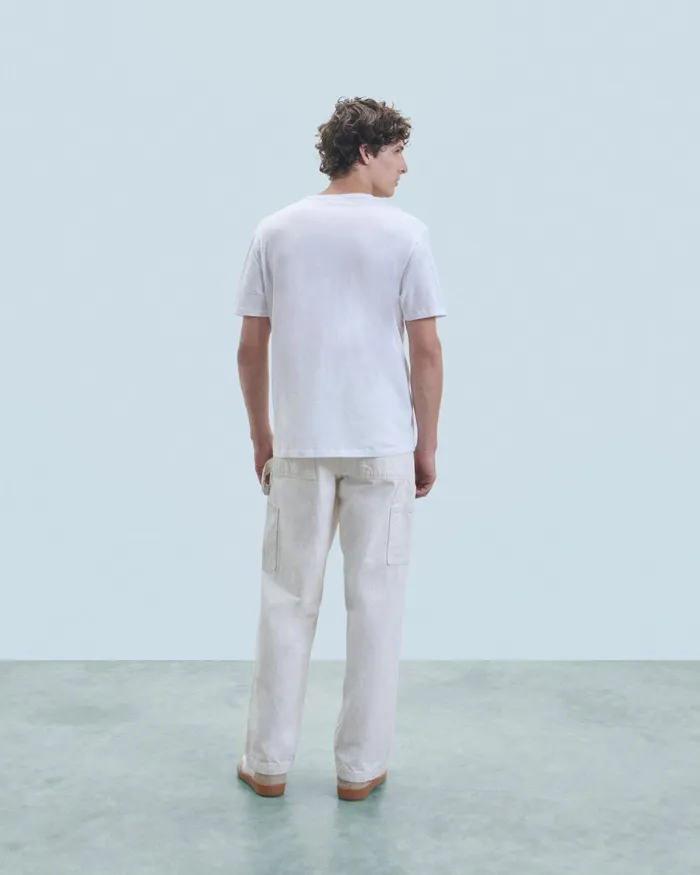 Men Shirts and TShirts From Future Crewneck Short Sleeve TShirt White