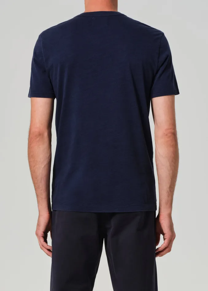 Men Shirts Citizens Of Humanity Everyday Short Sleeve Tee In Midnight