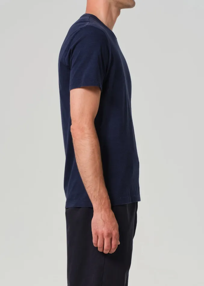 Men Shirts Citizens Of Humanity Everyday Short Sleeve Tee In Midnight