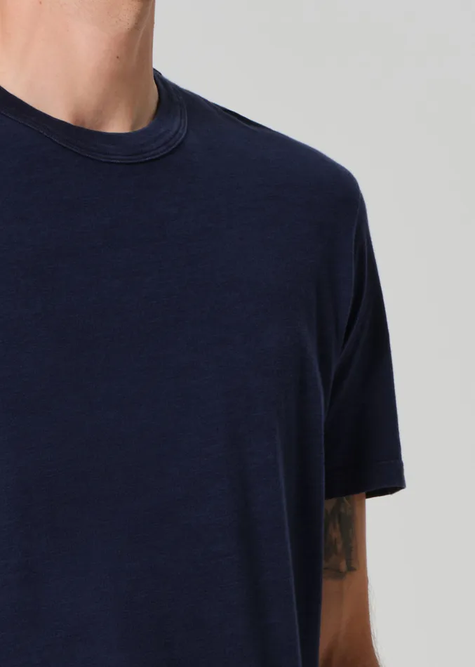Men Shirts Citizens Of Humanity Everyday Short Sleeve Tee In Midnight