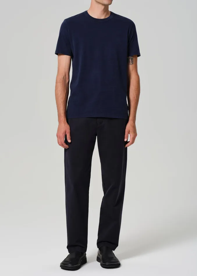 Men Shirts Citizens Of Humanity Everyday Short Sleeve Tee In Midnight