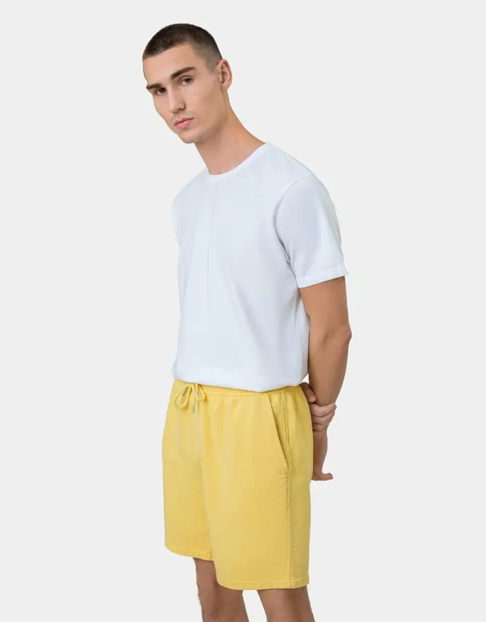 Men Shorts Colorful Standard Classic Organic Sweatshorts Snow Melange