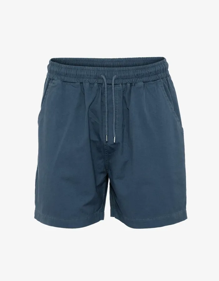 Men Shorts Colorful Standard Organic Twill Shorts Petrol Blue