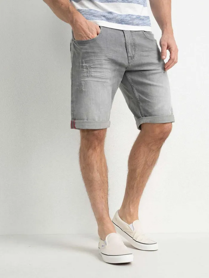 Men Shorts Petrol Industries Blizzard Denim Shorts Burnout