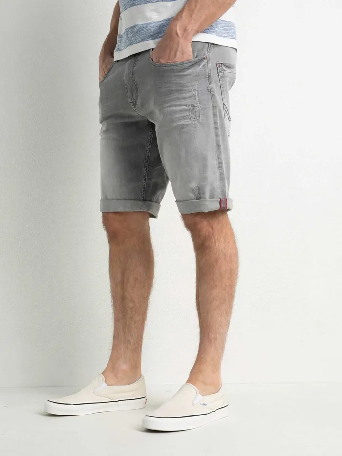 Men Shorts Petrol Industries Blizzard Denim Shorts Burnout