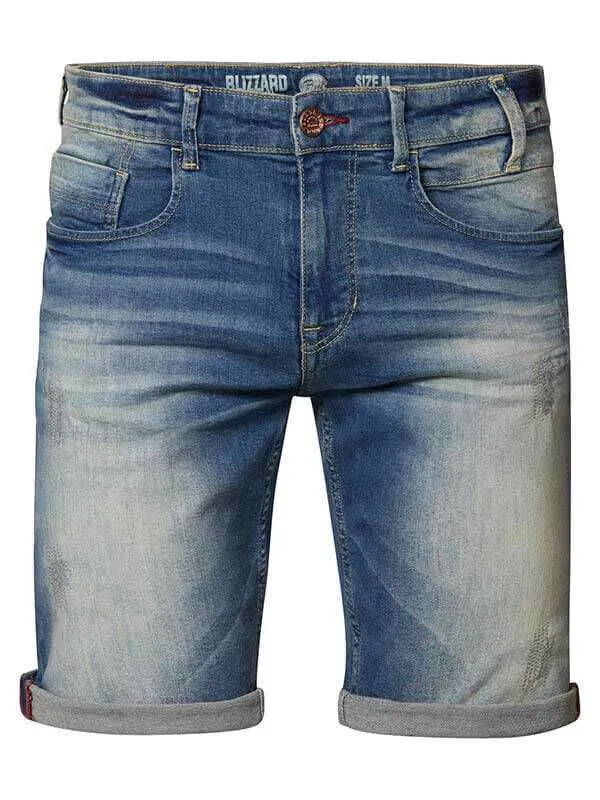 Men Shorts Petrol Industries Blizzard Denim Shorts Light Stone