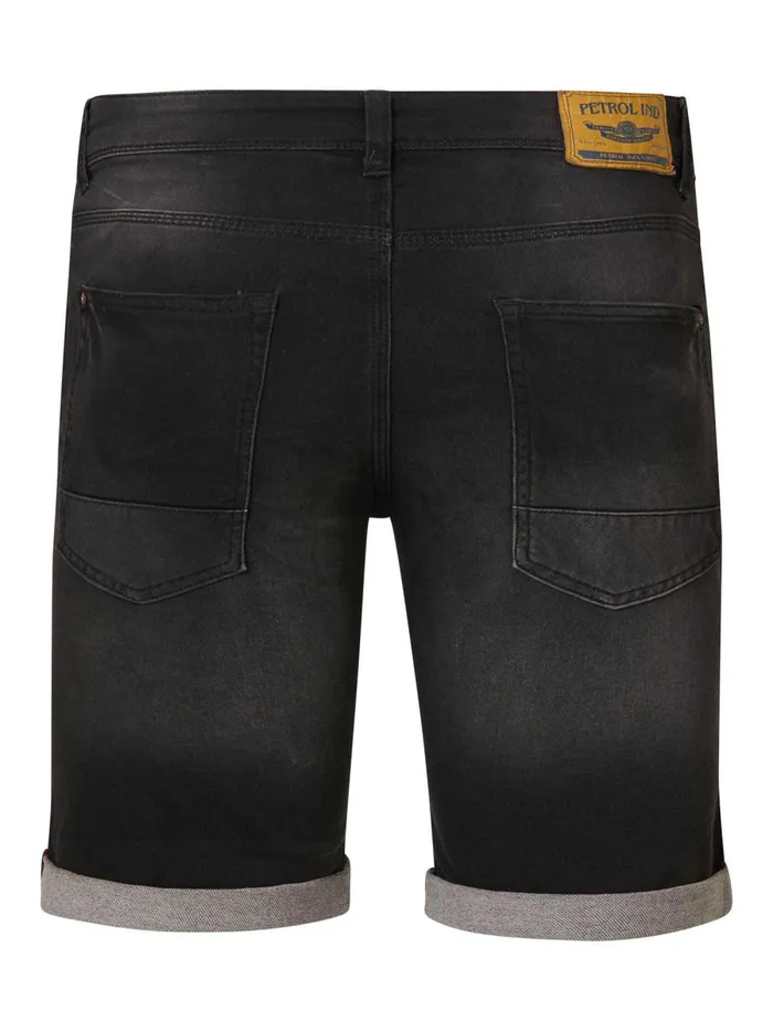 Men Shorts Petrol Industries Jackson Denim Shorts Black Stone