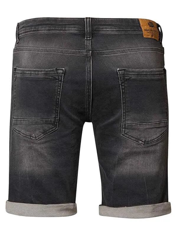 Men Shorts Petrol Industries Jackson Denim Shorts Black Stone