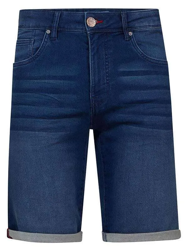 Men Shorts Petrol Industries Jackson Denim Shorts Dark Blue