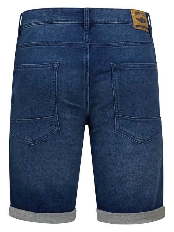 Men Shorts Petrol Industries Jackson Denim Shorts Dark Blue