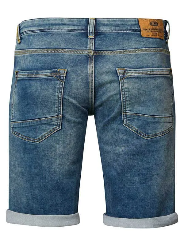 Men Shorts Petrol Industries Jackson Denim Shorts Green Shadow