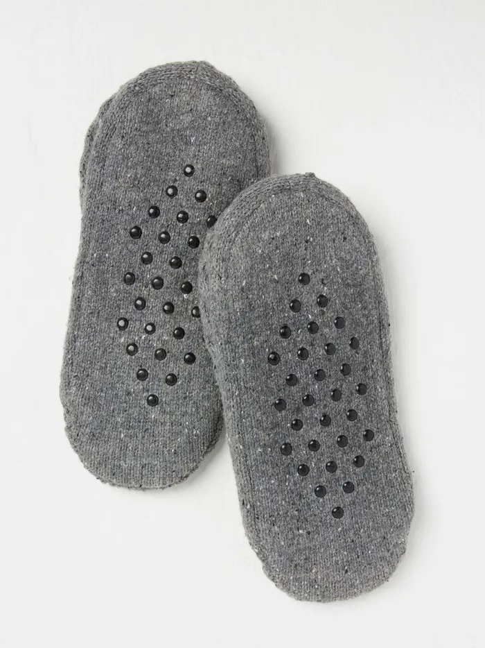 Men Socks Fat Face Grey Footsie Bedsocks Men Socks Fat Face Grey Footsie Bedsocks