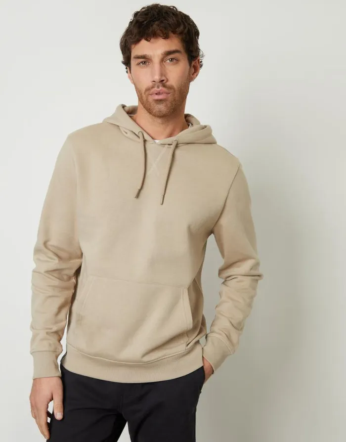 Men Stone Mock TShirt Pullover Hoodie Threadbare Hoodies