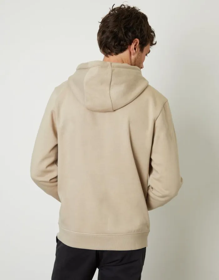 Men Stone Mock TShirt Pullover Hoodie Threadbare Hoodies