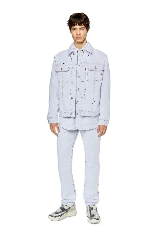 Men Straight Jeans 1995 DSark 007r5 White Diesel Straight