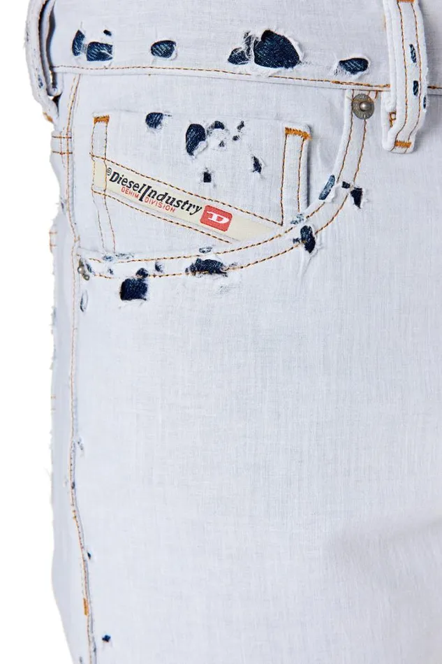 Men Straight Jeans 1995 DSark 007r5 White Diesel Straight